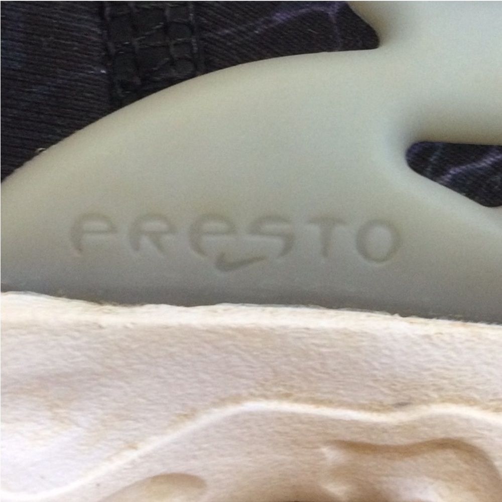 Nike RT Presto TD Shoes Black Lightning Toddler Sz 8C Sneakers Kids Slip On - Picture 7 of 11